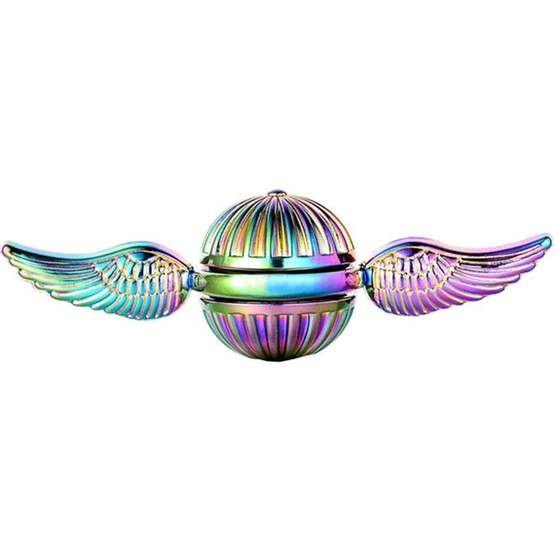 Golden Snitch Cupid Fidget Spinner Antistress Hand Rotation Fidget Toys Angel Wings Hand Spinner Metal Toys for Kids Gift